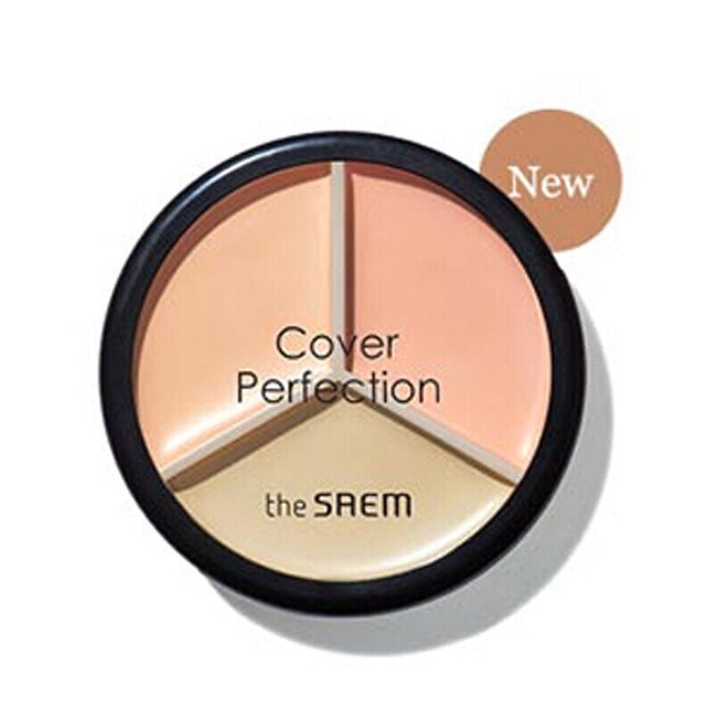 [The Saem] Cover Perfection Triple Pot Concealer