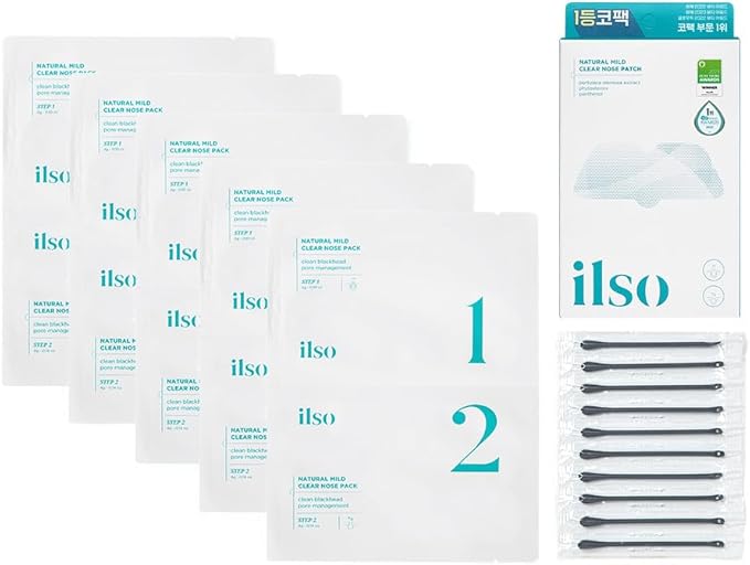 [ilso] Natural Mild Clear Nose Pack 5pcs